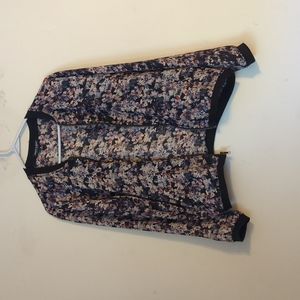 Floral bomber jacket